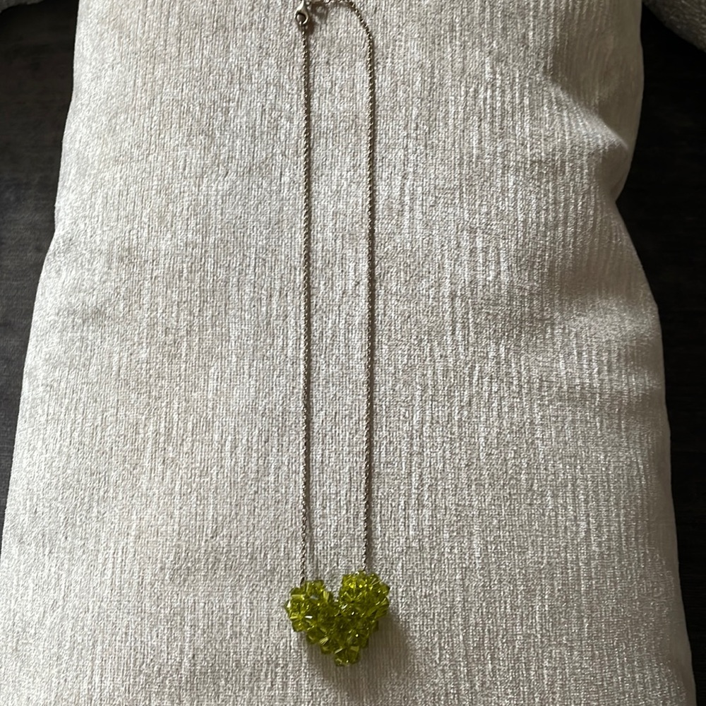 Green Heart Necklace